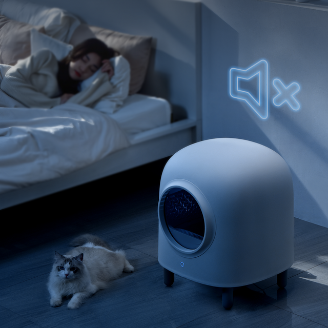 Petree Cube - Litière Chat Autonettoyante