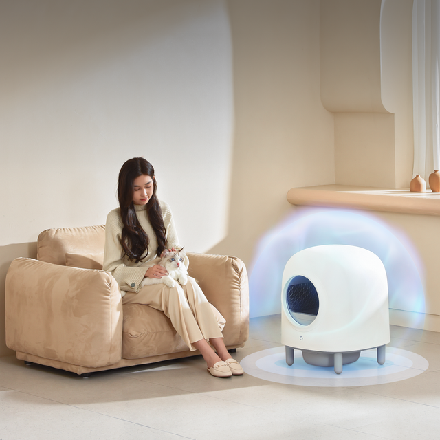 Petree Cube - Litière Chat Autonettoyante