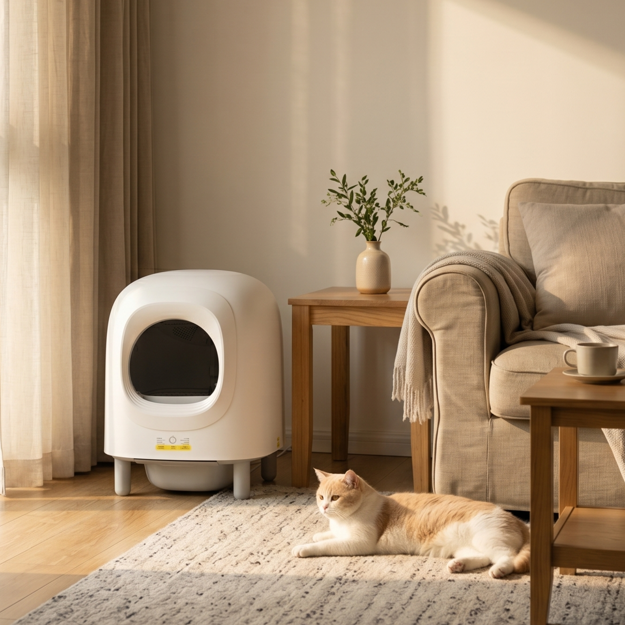 Petree Cube v2 – Litière autonettoyante