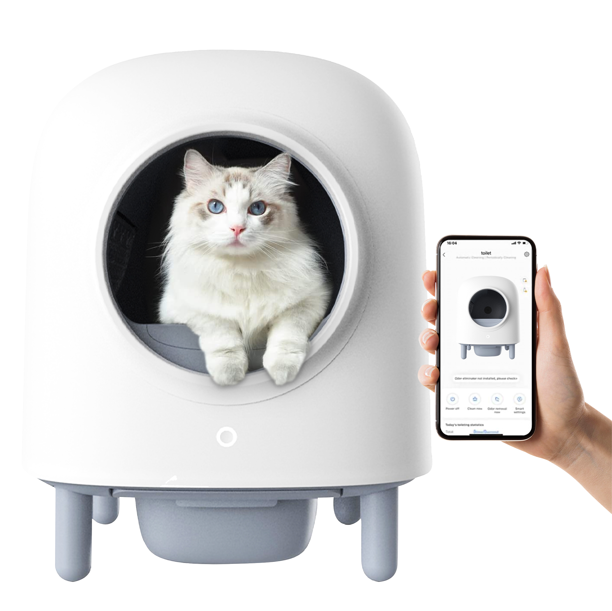 Petree Cube - Self-Cleaning Litter Box